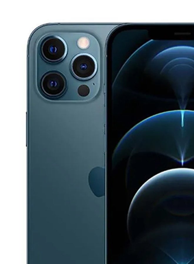 ابل  هاتف iPhone 12 Pro Max مع تطبيق Facetime وسعة 128 جيجابايت باللون الأزرق الهادئ وتقنية 5G - إصدار عالمي - Image 5