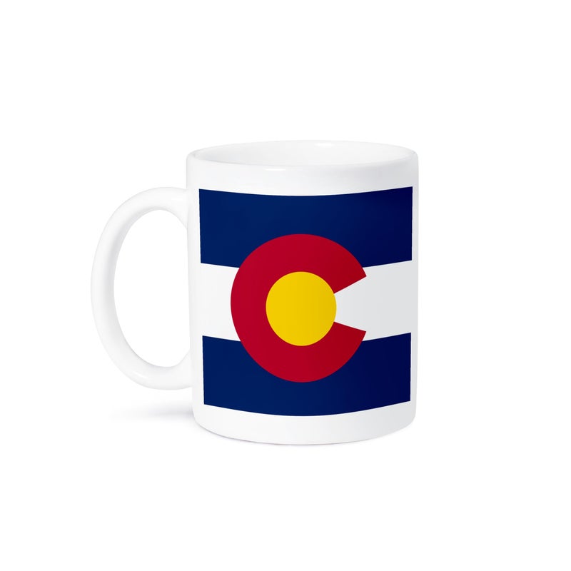 3dRose Flag of Colorado Mug 11 oz Ceramic