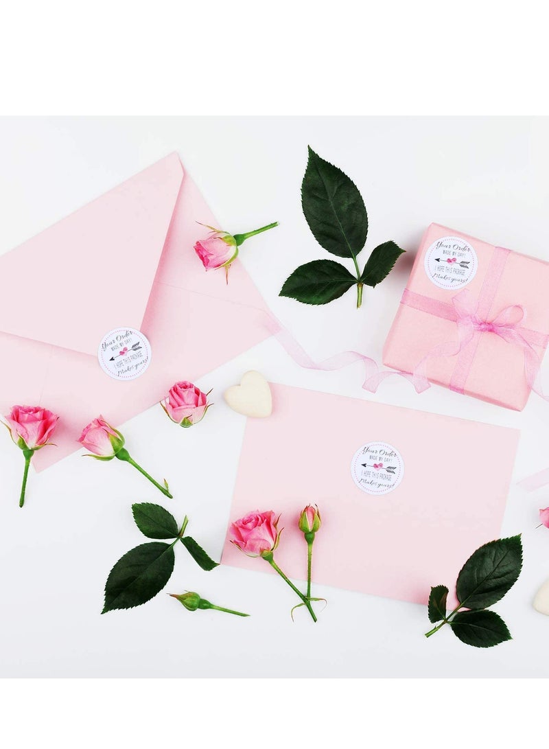 SYOSI Stickers Decorative Business, 500 Pcs Your Order Made My Day Self-Adhesive Round Circle, Thank You Label for Envelope Bag Seals Party Supplies (Red, 3 cm/ 1.2 Inch) - Image 4