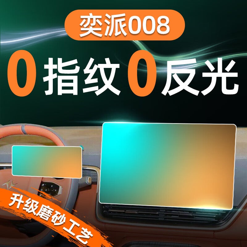 24 Dongfeng Yipai 008 Screen Tempered Film Navigation Central Control Film Interior Protection E Π Products Anti-Scratch Modification - Image 5