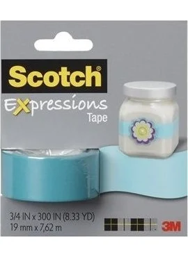 3M Scotch Colored Decorative Tape Blue