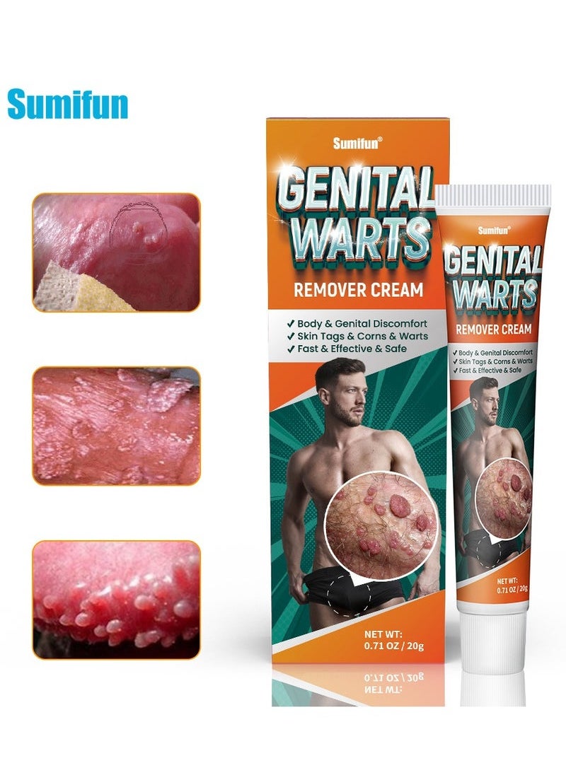 Sumifun Wart Removal Cream, A Gentle Safe Portable Wart Removal Cream with Natural Extracts for All Skin Types，Universal for Both Men and Women Wart Removal .Protecting Health and Beauty.  - Image 1