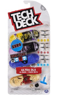 Tech Deck Fingerboards 96mm - Pack of 4, 1 Piece Only, Assorted/Style May Vary  - Image 1