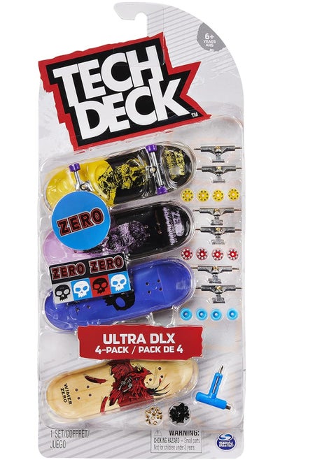Fingerboards 96mm - Pack of 4, 1 Piece Only, Assorted/Style May Vary