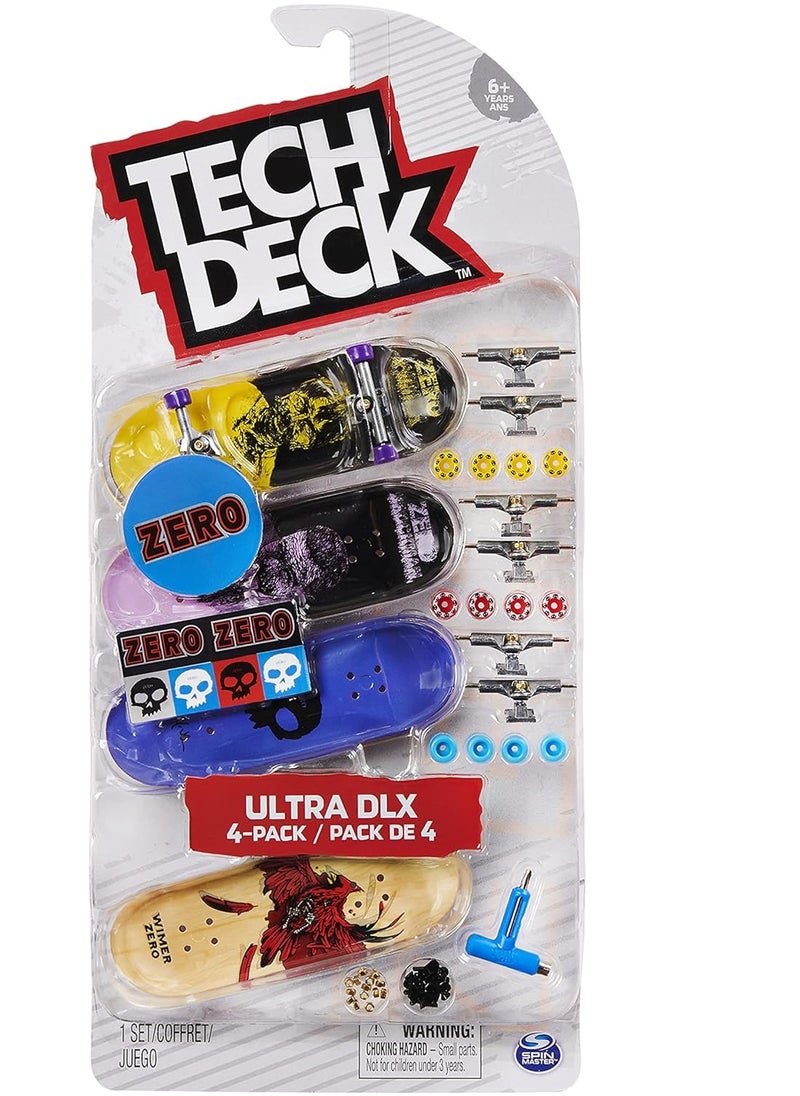 Tech Deck Fingerboards 96mm - Pack of 4, 1 Piece Only, Assorted/Style May Vary  - Image 1
