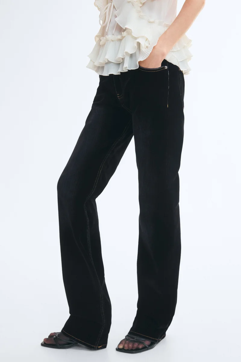 H&M  Straight Regular Waist Jeans for Women | Best Price UAE