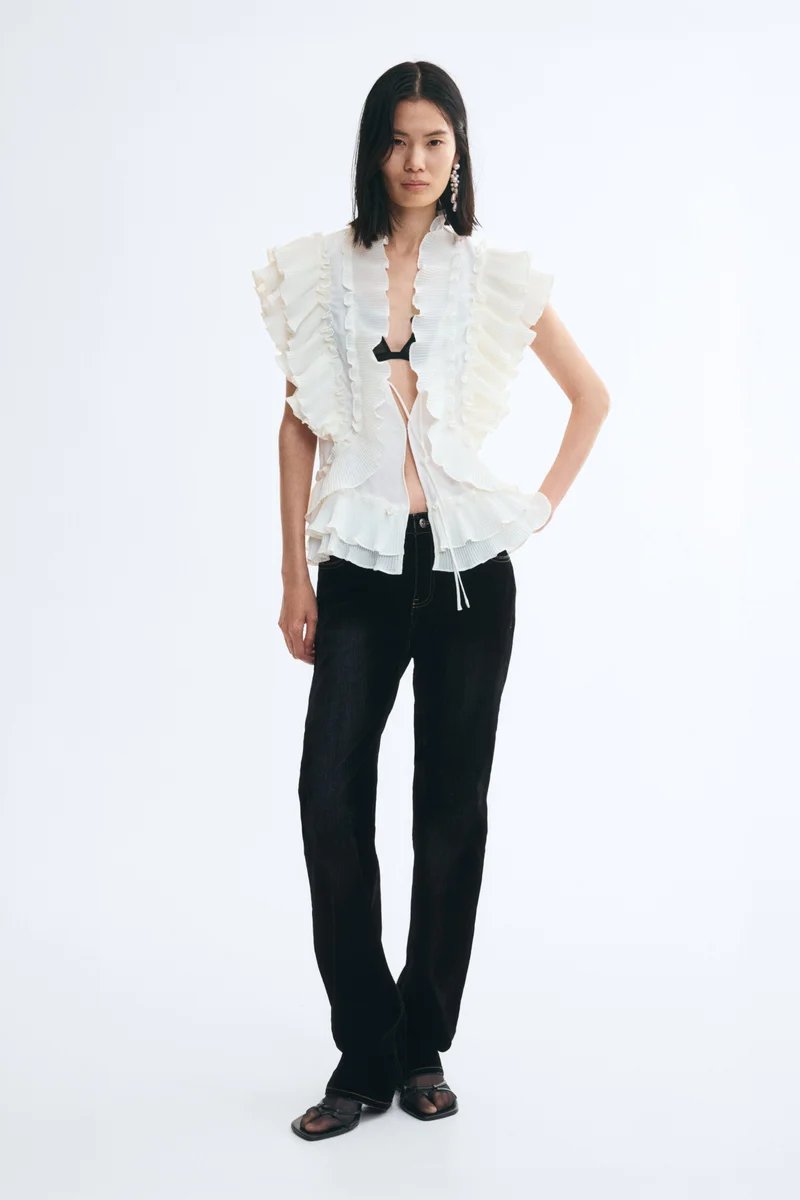 H&M  Straight Regular Waist Jeans for Women | Best Price UAE