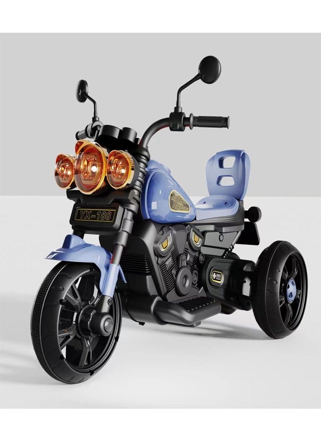 ATM Kids Electric Tricycle Motorcycle Ride-On with Lights and Music-51 x 93 x 68CM  - Image 2