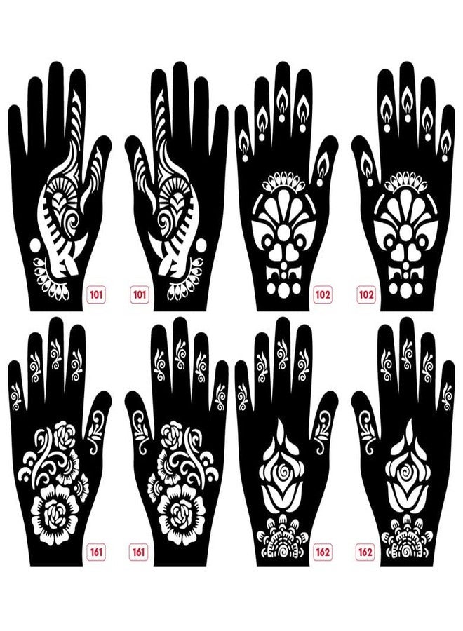 Apcute Mahandi design Latest Mehandi Design Stencils for Girls, womens, kids, unisex Design NO - Apcute-New-101-102-161-162 - Image 1