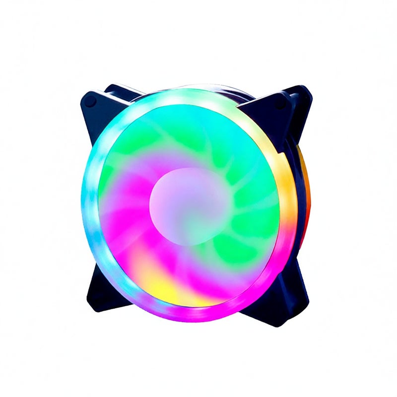 مروحة غلاف RGB 120 مم - مروحات تبريد للشاسيه - مبرد كمبيوتر - محامل هيدروليكية / مضادة للاهتزاز / تبديد حراري فعال - Image 1