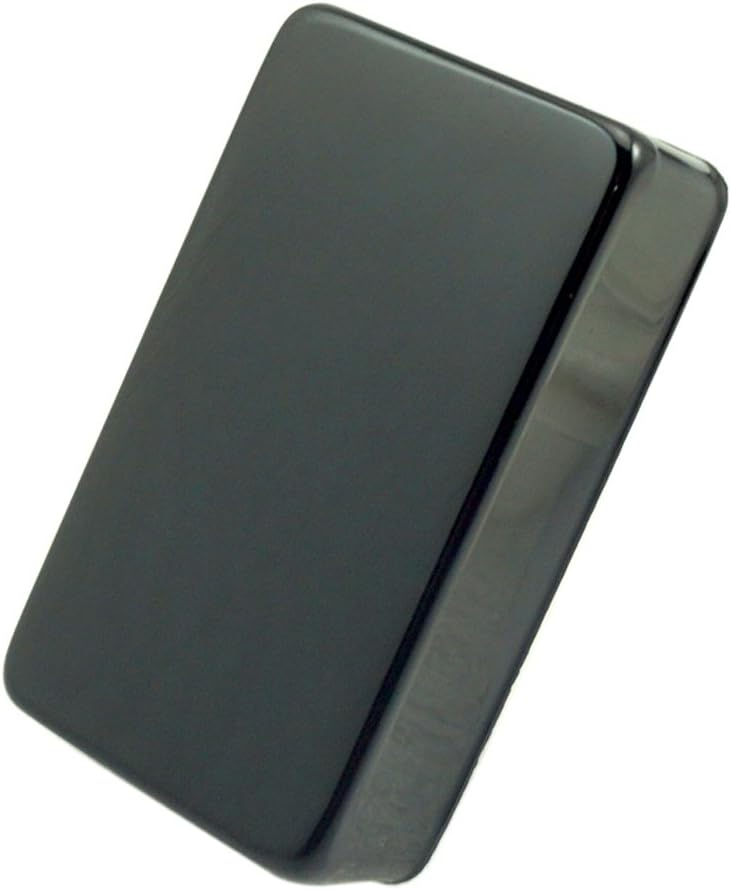 كلاراكو غطاءان نحاسيان مزدوجان محكمان الإغلاق لميكروفونات هامباكر للجيتارات الكهربائية، باللون الأسود، كما هو موضح. - Image 2