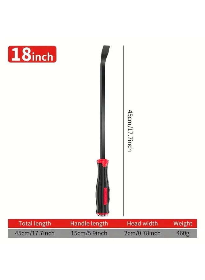 قضيب فولتي 18 بوصة متين للاستخدام الصناعي، مزود بمقبض مضاد للانزلاق مصنوع من صلب الكروم الفاناديوم - Image 1