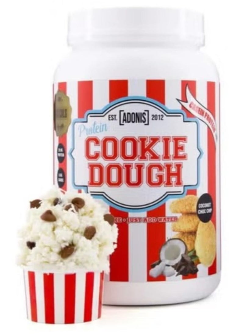 Adonis - Protein Cookie Dough (Casein Protein) - Coconut Chocolate Chip 1 kg - Image 1
