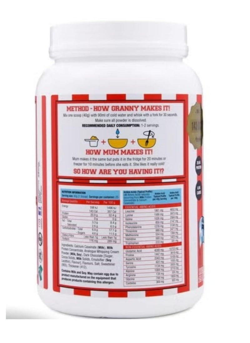 Adonis - Protein Cookie Dough (Casein Protein) - Coconut Chocolate Chip 1 kg - Image 1