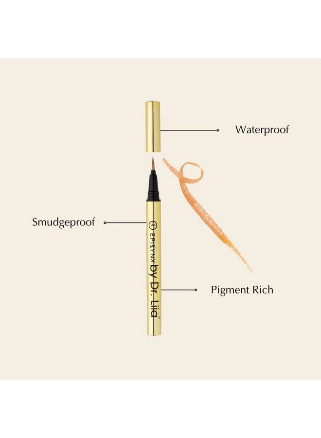 EPILYNX Waterproof Eyeliner - Smudge-Proof Liquid Eyeliner Pen with Precision Tip for Smooth, Long-Lasting Application - Vegan, Hypoallergenic & Gluten-Free Eye Liner - 6 Shades 2mL each Gift Set - Image 3