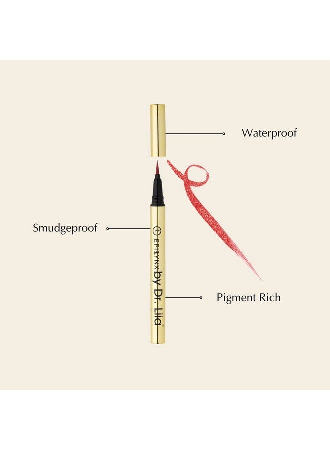 EPILYNX Waterproof Eyeliner - Smudge-Proof Liquid Eyeliner Pen with Precision Tip for Smooth, Long-Lasting Application - Vegan, Hypoallergenic & Gluten-Free Eye Liner - 6 Shades 2mL each Gift Set - Image 2