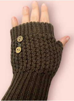 Generic Crochet Finger less Gloves Set for Women - 3 Pieces  - Image 4