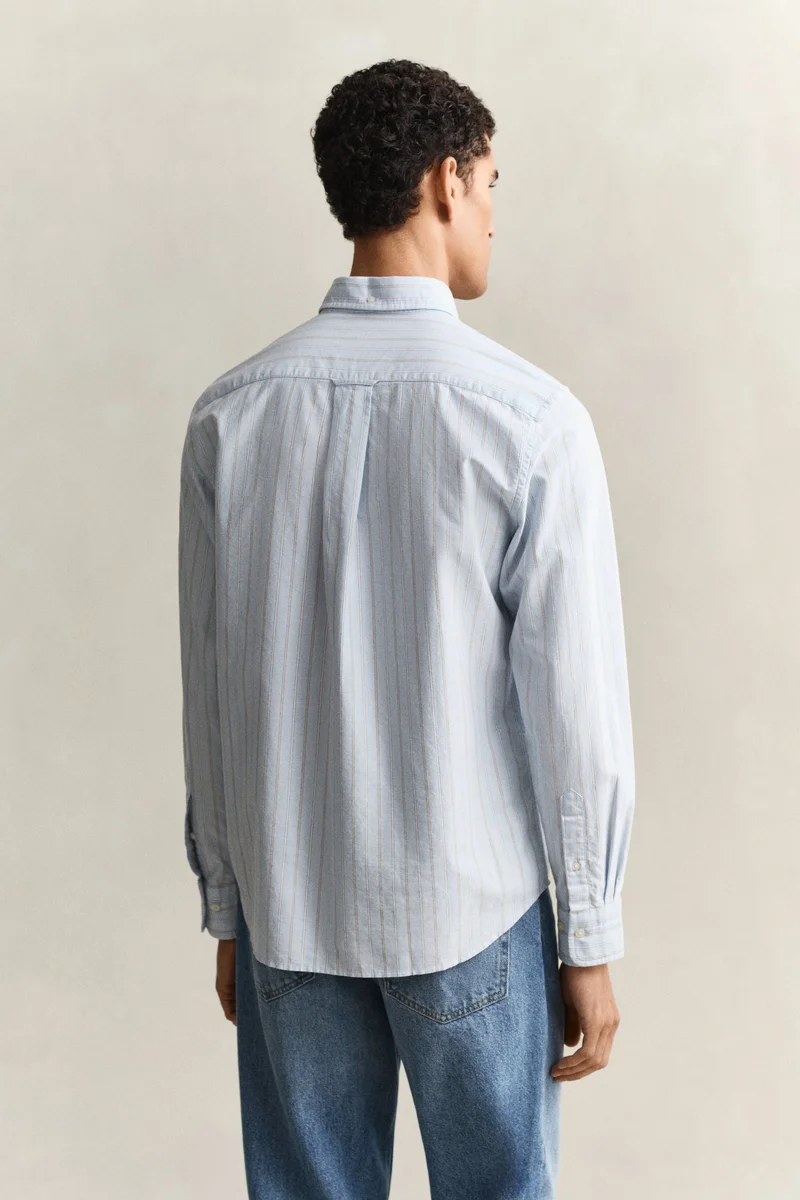 GANT  Regular Classic Oxford Stripe Shirt for Men | Best Price UAE
