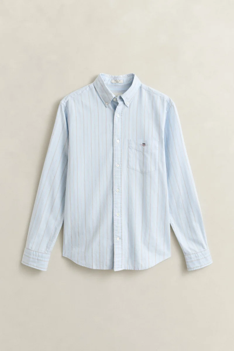 GANT  Regular Classic Oxford Stripe Shirt for Men | Best Price UAE