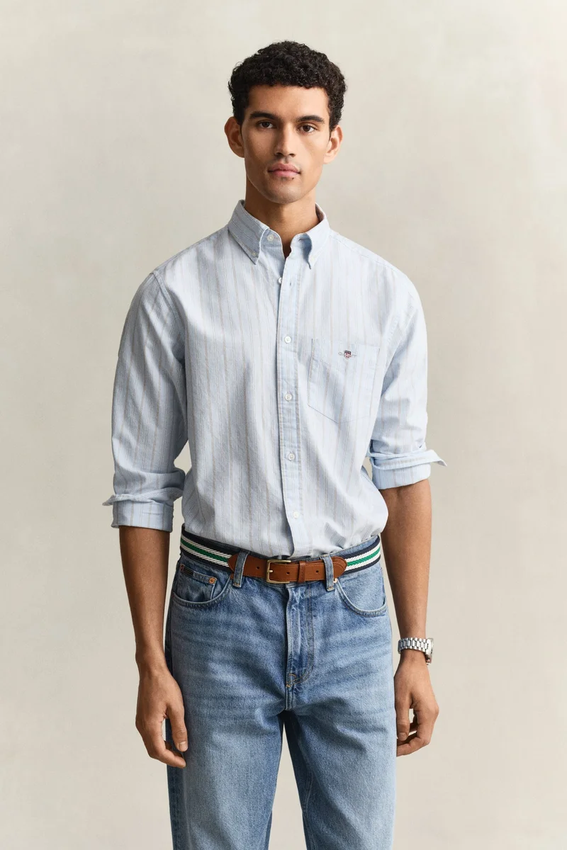 GANT Regular Classic Oxford Stripe Shirt