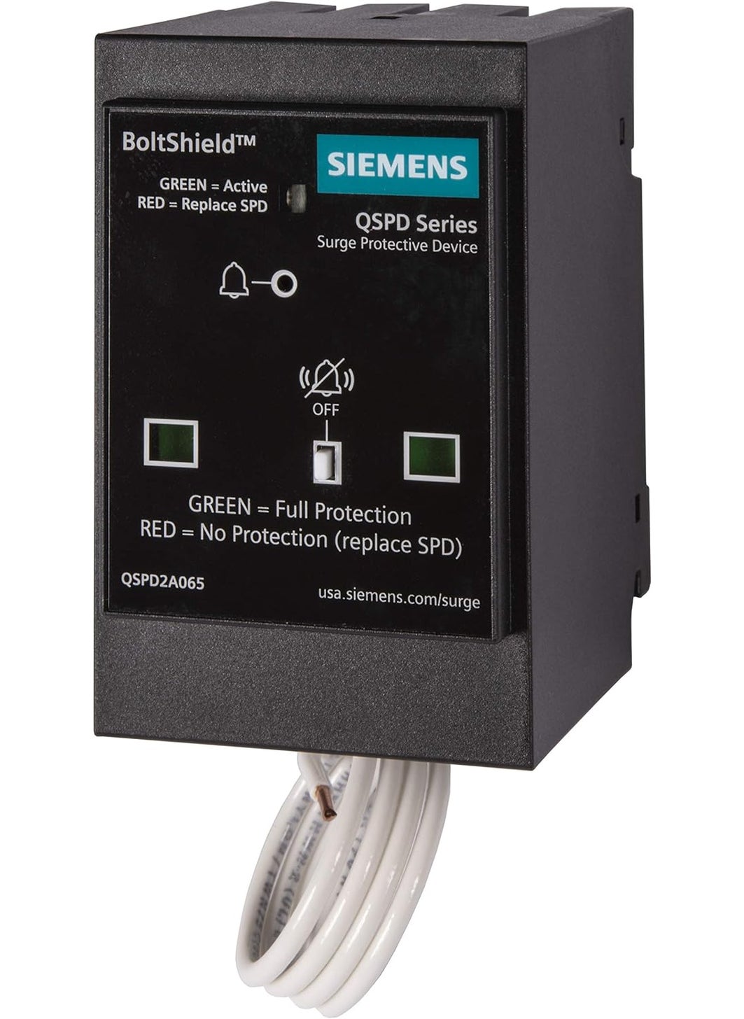 SIEMENS SIEMENS BOLTSHIELD Plugin Surge Protection Device 2Pole 65kA 120240V 1 3W 
