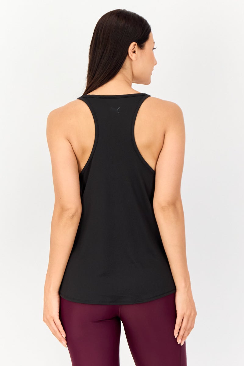 PUMA Women Sportswear Fit Sleeveless Training Tank Top, Black - Image 3