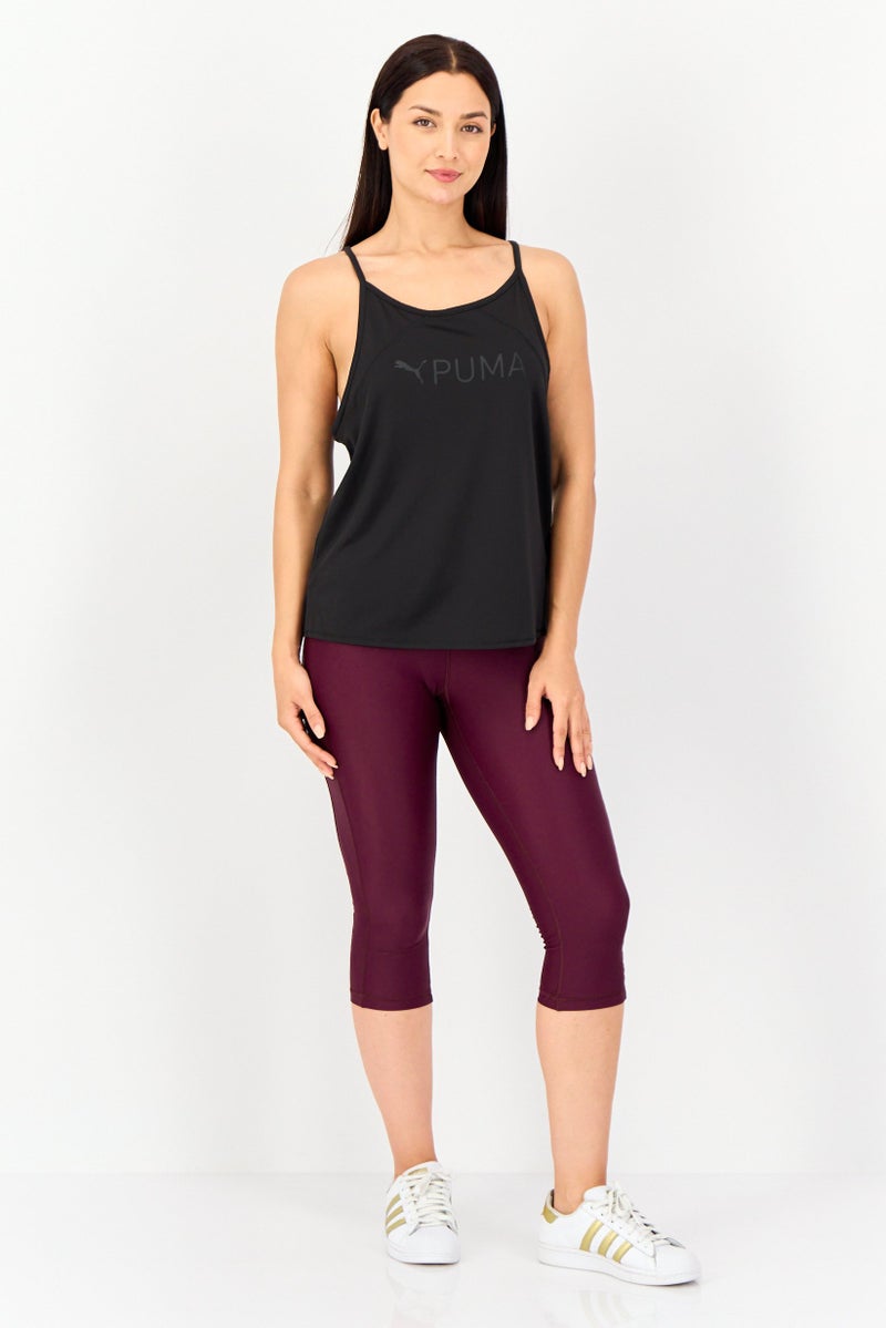 PUMA Women Sportswear Fit Sleeveless Training Tank Top, Black - Image 4