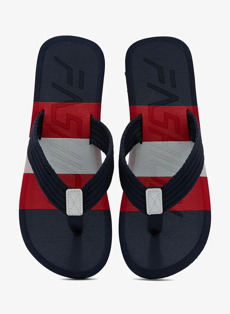 Seventy Five Color Block Flip Flops