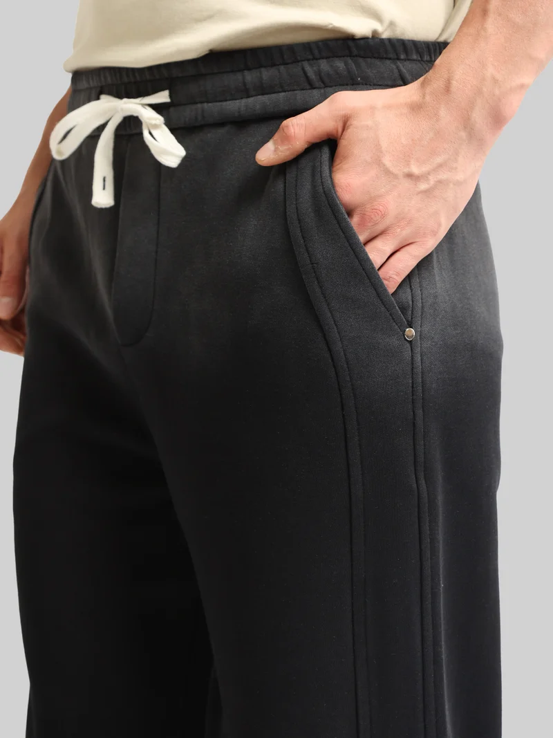 Maniac  Maniac Mens Ombre Printed Asparagus Green Cotton Baggy TrackPant for Men | Best Price UAE