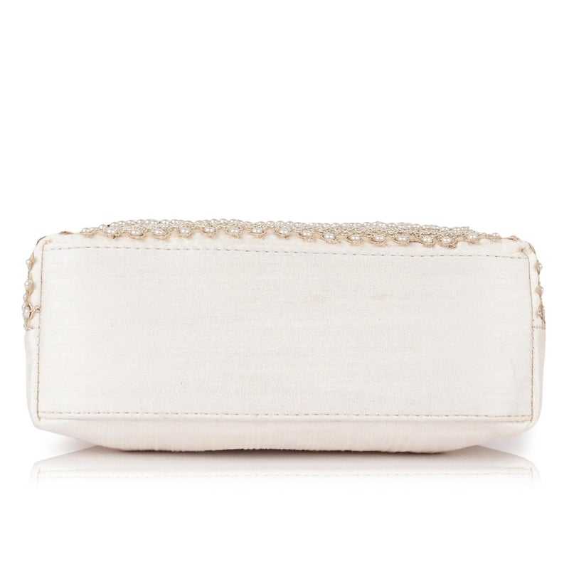 PLANX Velvet Stylish Embroidery Unique Design Traditional Wedding Party Handheld Potli Bag For Women - Image 4