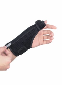 Thumb Splint Support Brace for Right and Left Hand Reversible Thumb Wrist Stabilizer Compression Splint for Thumb, Trigger Finger, Hand Pain Relief, Arthritis, Tendonitis, Left