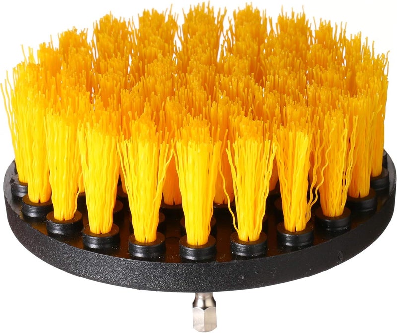 CarCarez All Purpose Drill Brush Attachment Set of 3 - Power Scrubbing Drill Attachment - Image 4