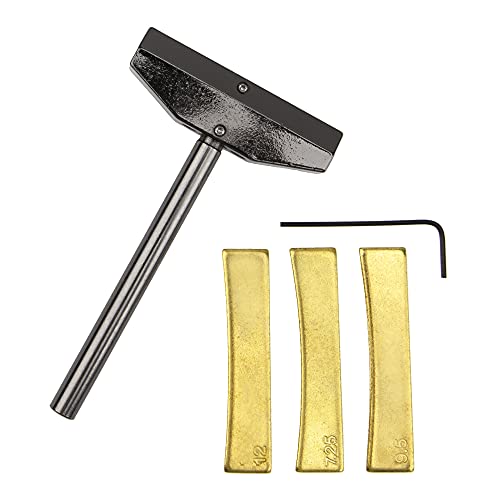 Yootones 1Set Yootones Alloy Fingerboard Fret Press Caul & 12/7.25/9.5 Radian Fret Inserts Compatible with Electric Guitar Repair Tool - Image 2