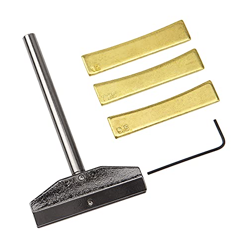 Yootones 1Set Yootones Alloy Fingerboard Fret Press Caul & 12/7.25/9.5 Radian Fret Inserts Compatible with Electric Guitar Repair Tool - Image 1