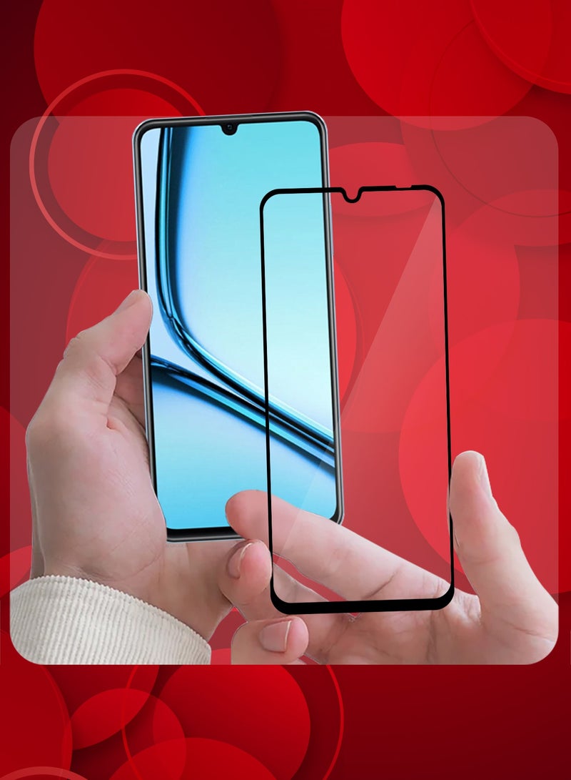 CATANES ( for Realme Note 50 ) Tempered Glass Screen Protector Anti-Scratch Case Friendly HD Clear Protective Film - Image 2