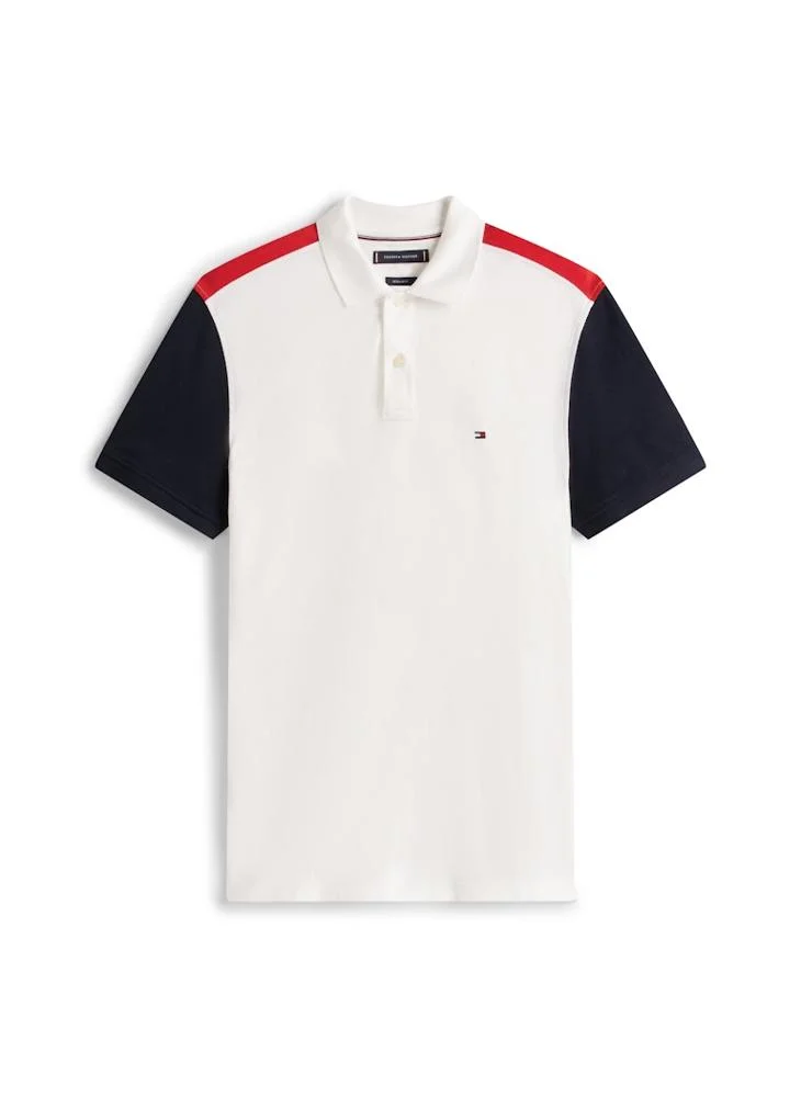 TOMMY HILFIGER Logo colorblock Polo