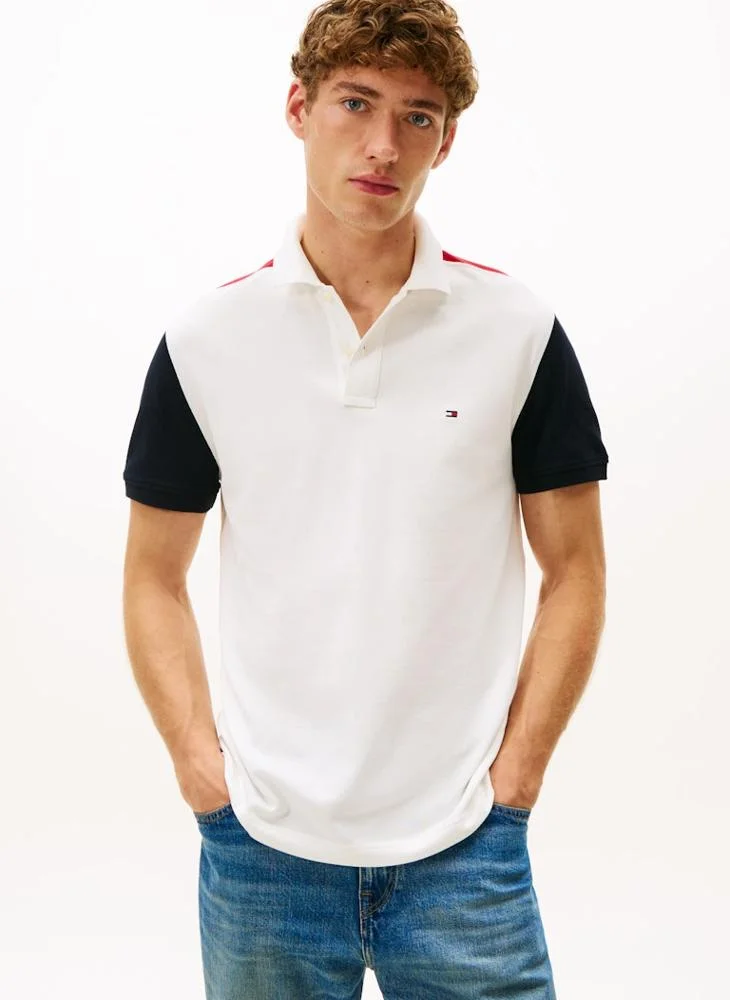 Logo colorblock Polo