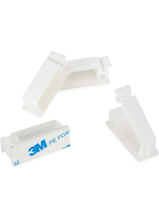 إيروريكس مجموعة من 50 منظم كابلات الشاحن للجدران ومشابك الأسلاك وحاملات الكابلات للأجهزة - Image 5