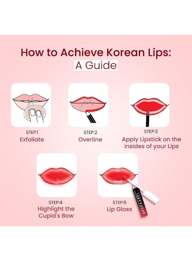 شوبارل ملمع الشفاه السائل "Gloss Love Matte Edition" من Shopaarel – لشفاه ناعمة ومتألقة بمظهر حيوي ومشرق. لون غني بتركيبة خفيفة الوزن وغير لزجة، تمنح الشفاه لمعاناً وترطيباً فائقاً (جديد) (درجة 04). - Image 3