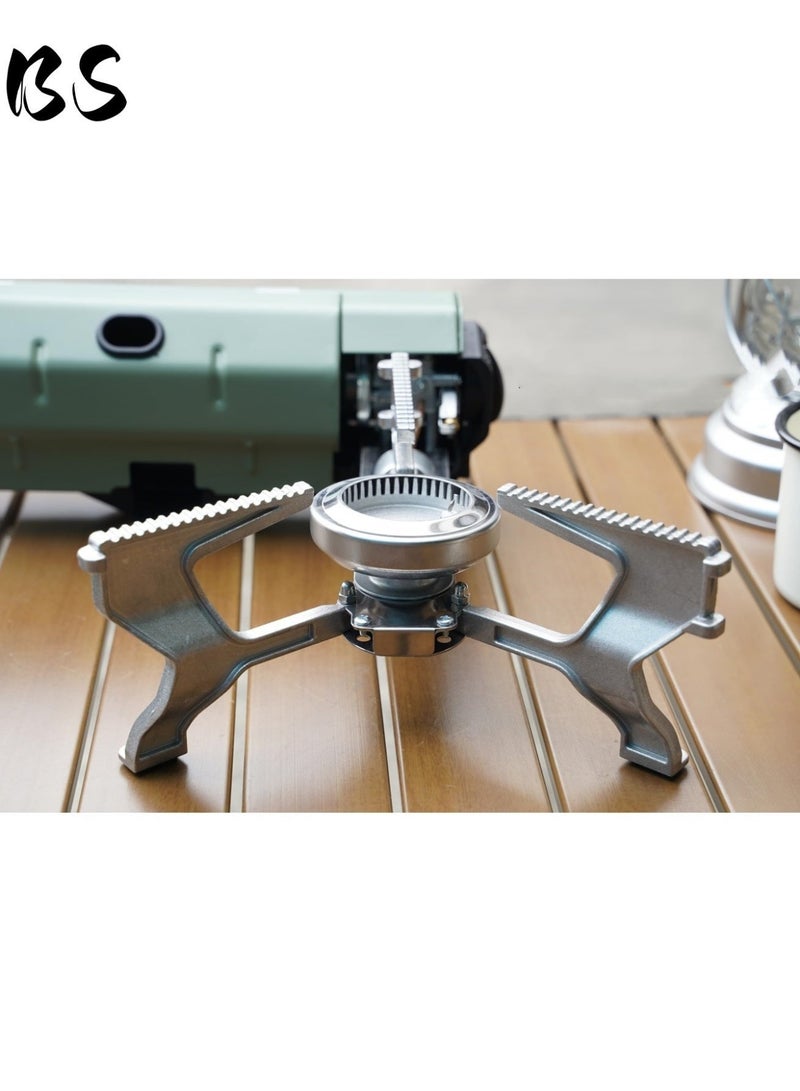 BS Foldable portable butane stove for outdoor camping(2600W) | emergency gas stove、camp stove、camping accessories、camping stove、portable gas stove、portable stove | 3-5 minute boil time | Includes storage bag | Perfect for picnics, backpacking, adventures, home travel, and RV trips - Image 5