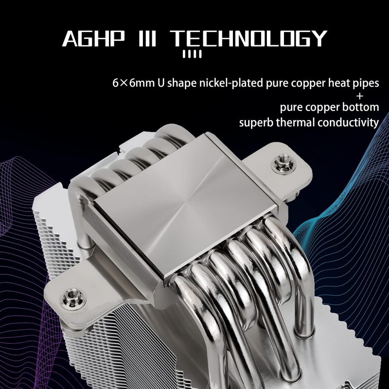 Thermalright Burst Assassin 120 ARGB CPU Air Cooler,6 Heat Pipes,TL-C12CG-S PWM Quiet Fan CPU Cooler,for AMD AM4 AM5/Intel 1700/1150/1151/1200 - Image 2
