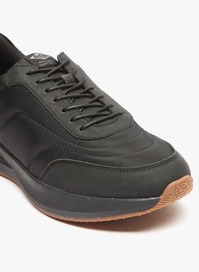 Lee Cooper Men's Panelled Sneakers with Lace-Up Closure  - Image 5