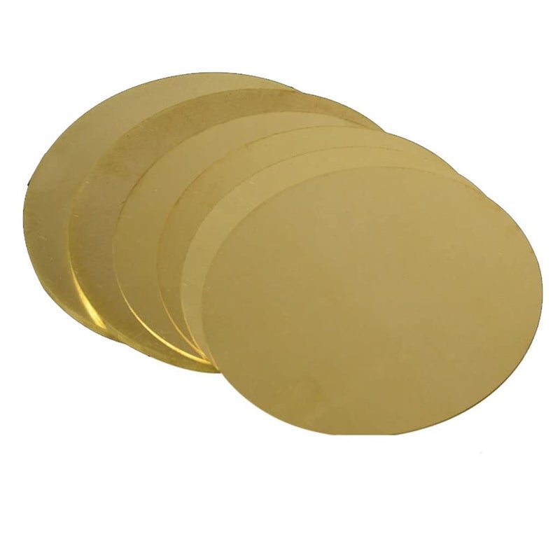 أقراص النحاس الأصفر H62 قطر 150 مم سمك من 0.8 مم إلى 3 مم ألواح معدنية متينة للحشوات وتقطيع الأجزاء - Image 5