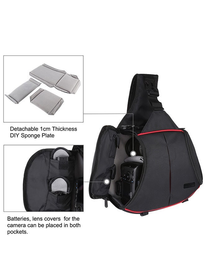 NIBEMINENT Digital SLR Camera Bag Black  - Image 4