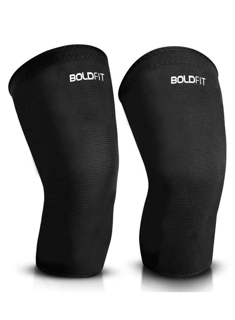 BOLDFIT Aluminium Knee Support, Knee Cap, Knee Brace For Knee Pain Relief Products Knee Pad Knee Guard For Gym Squats -Small, For Men and Women - Image 1