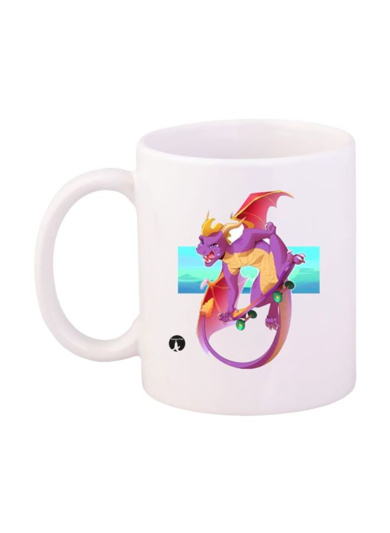RKN Printed Spyro Mug White/Purple/Blue Standard Size