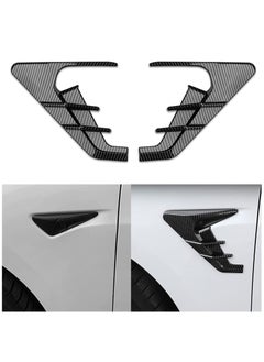 SYOSI Tesla Model 3 Model Y Side Camera Indicator Protection Cover Decoration Modification Accessories fit for Model 3 Model Y Autopilot 2.0-3.0 (Glossy Carbon Fiber Pattern)  - Image 1