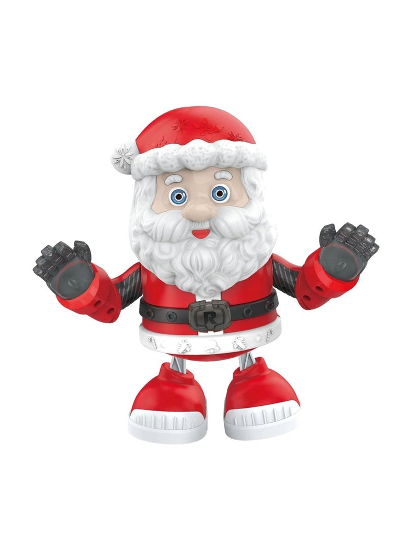 لعبة سانتا كلوز الكهربائية الراقصة مع موسيقى وإضاءة | دمية سانتا كلوز الراقصة لعيد الميلاد للأطفال | لعبة تعمل بالبطارية مع صوت وإضاءة وحركة - فكرة رائعة للزينة الاحتفالية والهدايا - Image 4