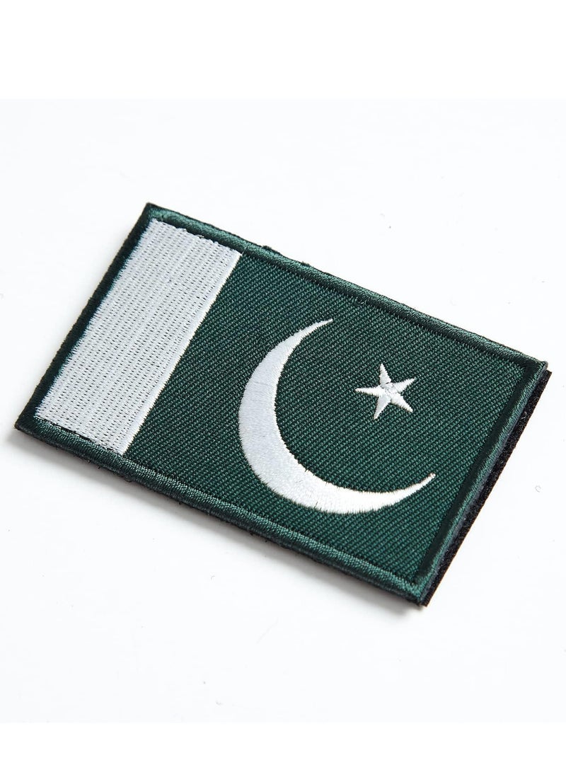 Generic Pack of 2pcs Embroidered Flag Patches - Perfect for Jackets - Backpackers - Travelers - Uniforms - Jeans and Hats - Tactical Embroidered Patches  - Image 4
