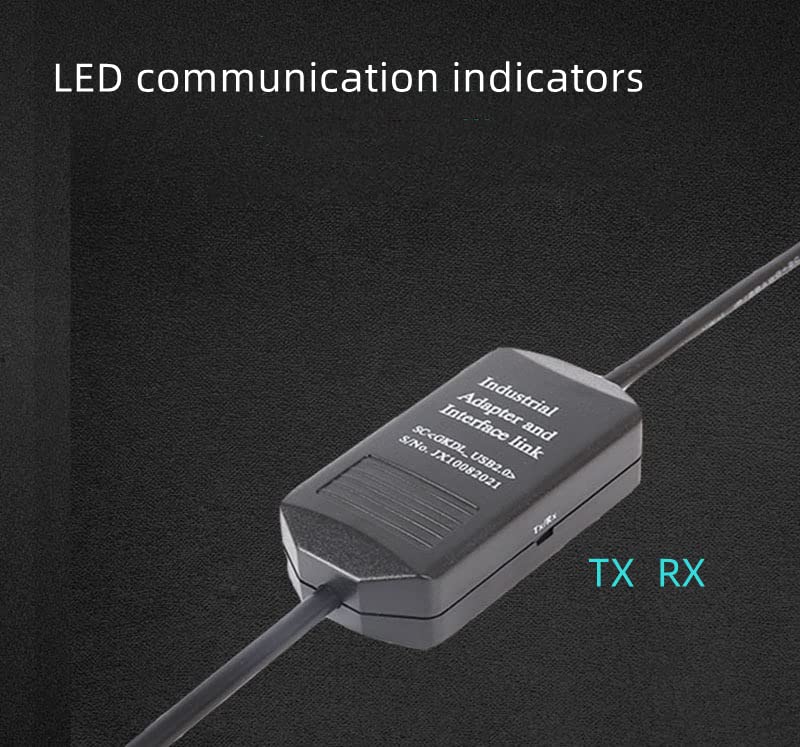 Washinglee USB Programming Cable for Allen Bradley PLC ControlLogix Series, for USB-1756-CP3 Replacement, 6 FT, Black - Image 4